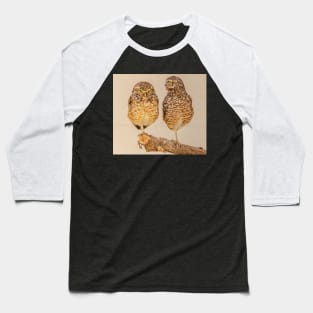 Burrowing owl athena cunnicularia Baseball T-Shirt